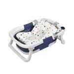 Newborn Baby Bath Tub Set TPE Plastic Soft Cushion Collapsible Children'S Bath