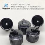 Plastic PP Black Flip Top Screw Turret Flip Top Pour Spout Lid On Sale For