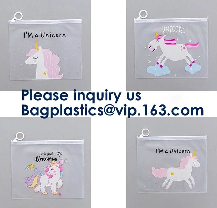 Transparent Clear Slider Zipper Bag k Bag For Stationery,Matte Slider Zipper Top Soft Touch PE Polybags Bag