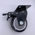 6 Inch Safety Dual Locking Plate Industrial Caster Wheels