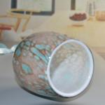 Turquoise Solid Color Votive Glass Candle Holders