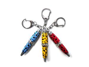 Wholesale Animal Printing Mini Pen Keychain , 6.5cm Small Pocket Pen from china suppliers