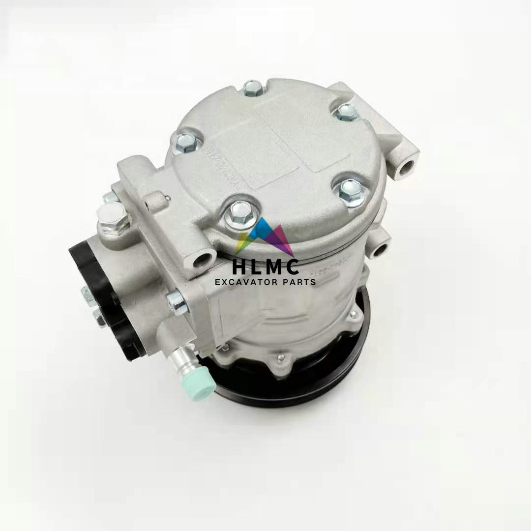 20Y-979-3111 20Y-979-3110 Excavator Compressor 24V PC200-6 10PA15C 1B R134A