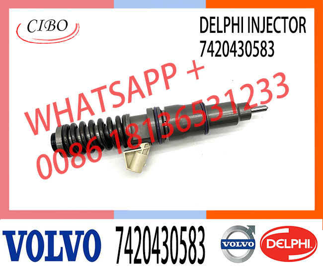 common rail injector 20430583 BEBE4C00101 VOE20430583 for REN-AULTt DX12 VOL D12C D12D FH/NH/FM12 fuel injector 74204305