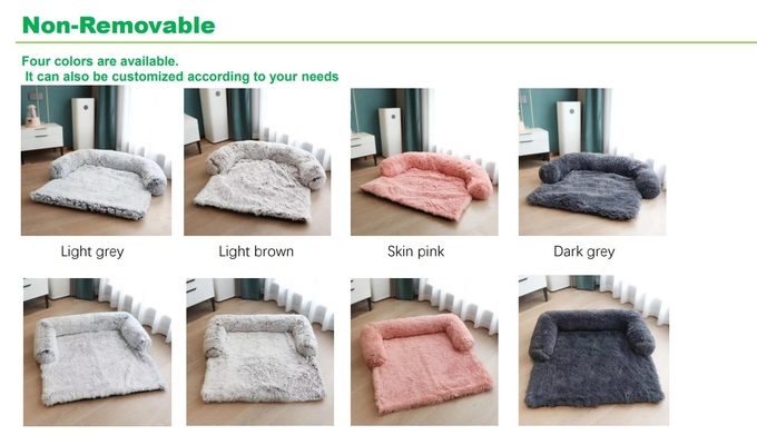 1600g Cat Bed Blanket Fluffy Pet Bed Sofa Right Corner Machanical Wash XL
