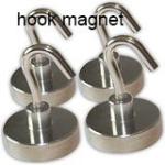 Super strong pot holding ndfeb magnetic hook N35 magnet grade