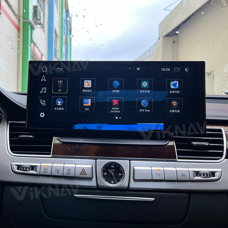 1920*720 Android Auto Car Stereo 12.3 Inch For Audi A8 D4 2011-2017