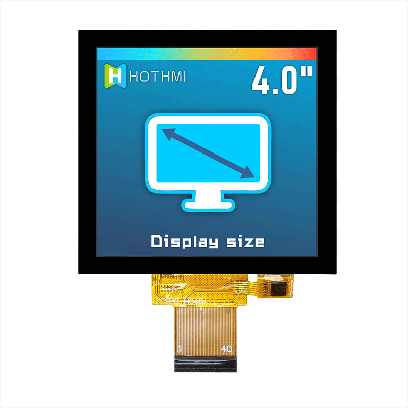 Square IPS TFT LCD Display 4 Inch 320x320 Dots With Pcap Monitor TFT module