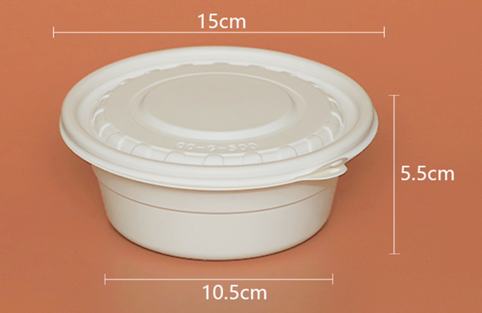 Environmentally Friendly Disposable Cornstarch Bowl Biodegradable Tableware