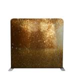 Party Tension Fabric Tube Display Shiny Gold Photo Booth Backdrop 10ft