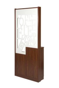 Wholesale Painted Divider Cabinet Living Room Movable Furniture With Open Shelves from china suppliers