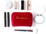 Multicolor Small Cosmetic Travel Bag Velvet Embroidered Makeup Bag