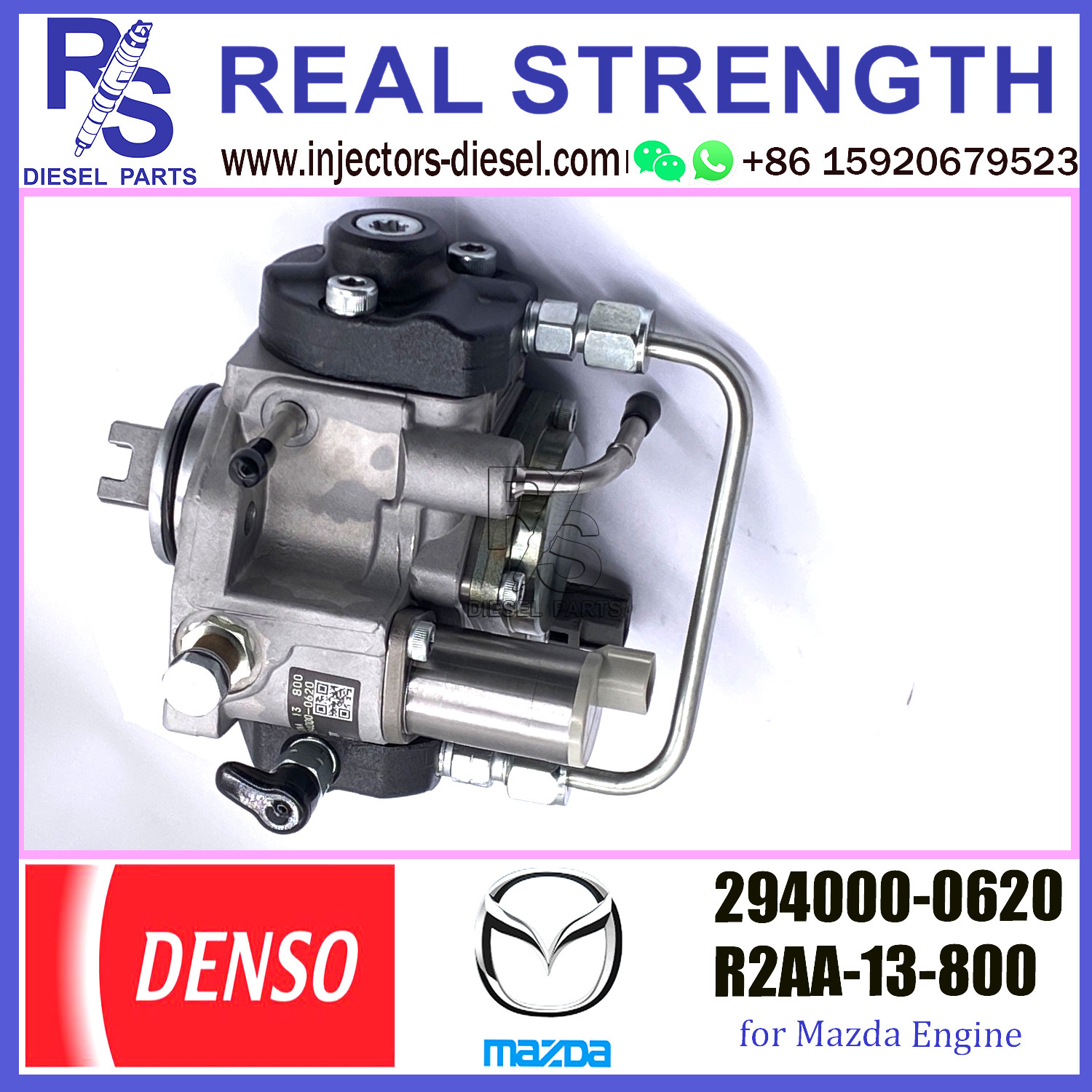 DENSO 294000-0620 R2AA-13-800 Common Rail Diesel Pump 294000-0620 for Mazda engine R2AA13800