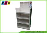 Multi Shelves Cardboard Product Displays , Shinny UV Vanish Shop Display Stands