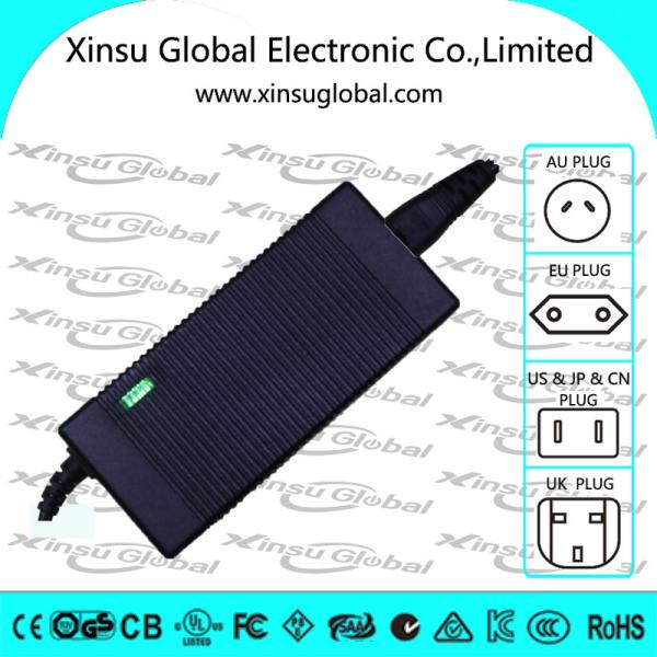 Best selling portable 12.6V 5A lithium ion battery charger with UL cUL CE GS SAA