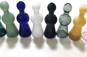 Wholesale Pot Hammer LED Hookah 115mm Tobacco Glass Bongs from china suppliers