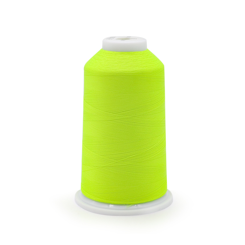 2600m Length KANGFA 150D Glowing Luminous Thread with Fluorescent Embroidery Effect
