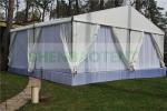 White Outdoor Transparent Tent , Marquee Wedding Party Tent Stable Anti - Rust