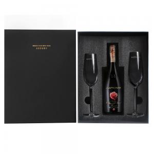 Wholesale Custom Logo Printed Champagne Flute Packaging Boxes Luxury Red Wine Glass Set Gift Box from china suppliers