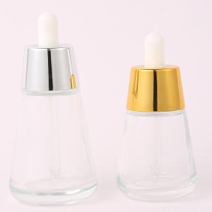 Wholesale Water Shape 1oz Hair Oil Glass Empty Dropper Bottles Cosmetic Essential Oil Bottle from china suppliers
