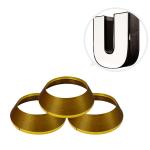 Electronic Signs Jewelite Gold Channel Letter Trim Cap Materials