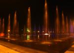 Stainless Steel 304 Lighted Water Fountains / Modern Floor Fountain CE Approval