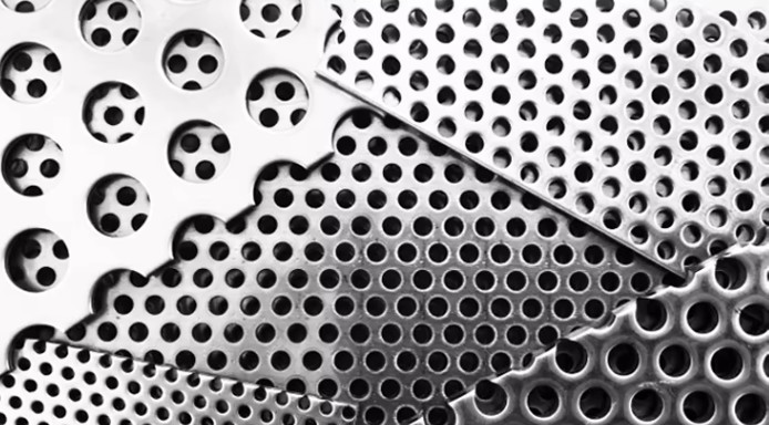Low Carbon Steel Perforated Wire Mesh For Decoration Construction