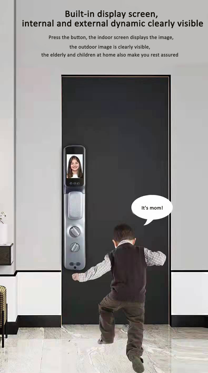 S931Max Automatic Fingerprint Door Lock USmart GO Intercom Lock For Door