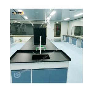 Wholesale Customized Blue Lab Island Bench With Storage Personalized Drawers from china suppliers