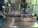 Semi Automatic Double Heads Paste Piston Filler Water Bottle Pneumatic Filling