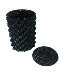 20cm Dia 0.7mm PVC Plastic Not Coated Degradable Polymers Black