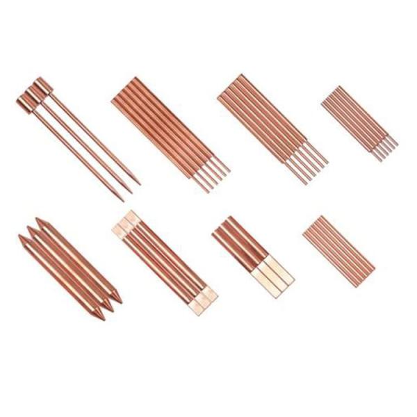 60mm Lithium Battery Raw Material , Square Copper Electrode Pin
