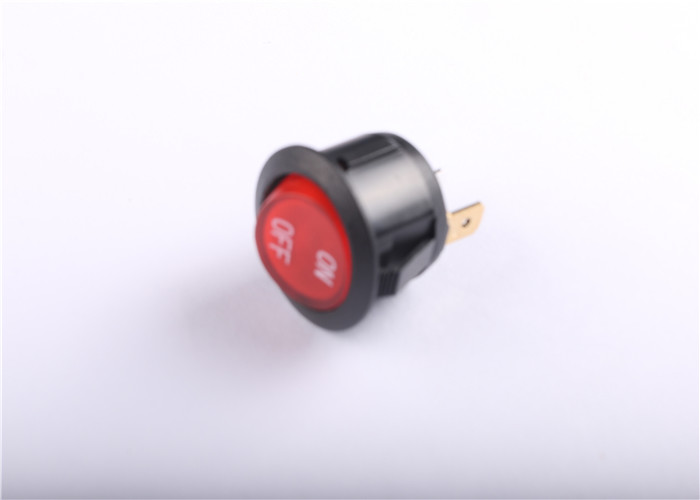 Environmental Waterproof Round Momentary Rocker Switch On Off For Lighting Fixture
