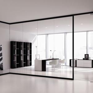 Wholesale Flexible Glass Partition Wall Aluminum Frame Soundproof Office Partitions from china suppliers