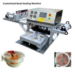 Wholesale Semi Auto 1.5KW Rectangle Tray Sealing Machine For Seafood from china suppliers