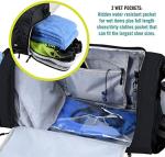 Mens Crowdsource Sports Duffle Bags 10 Optimal Compartments