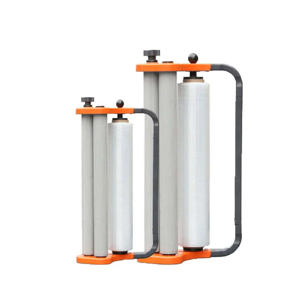 Stretched Plastic Film Packaging Stretch Film Rack Distribution Manual Hand Roll Cling Packaging Machine