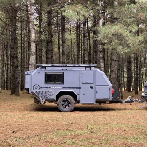 Adventurer NJSTAR EXPLORER Trailer Outdoor Living Hybrid Caravan Big Family
