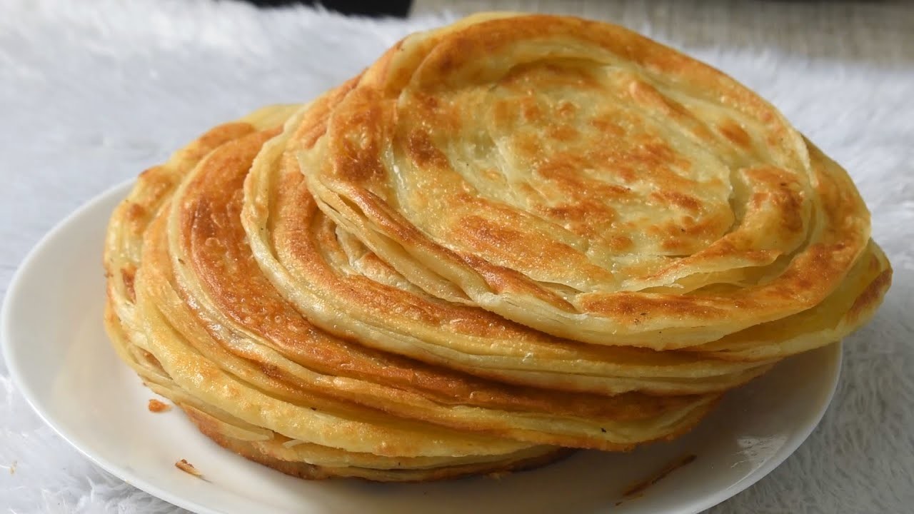 Plain Frozen Roti Canai Food Production Lines 2 Rows Lachha Paratha Making Machine