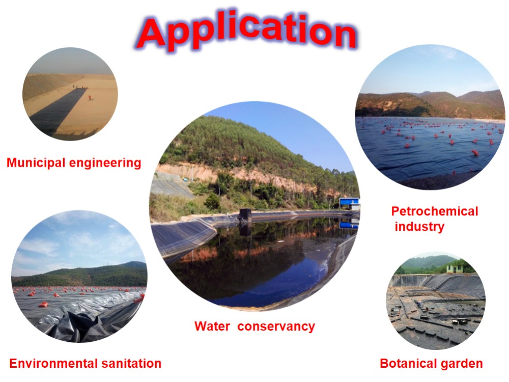 Anti-Corrosion Impermeable Geomembrane for Landfill Design Style in Mexico 1mm Thickness