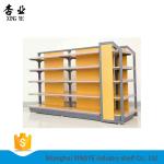 Simple free Supermarket Shelves Display Cabinets Multi-Storey Steel Wood Storage