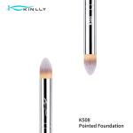 Nylon Hair ISO9001 Copper Ferrule Luxury Makeup Brushes
