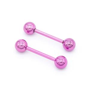 Wholesale 15mm Female Rose Red Nipple Piercing Jewelry Stainless Steel Nipple Rings from china suppliers
