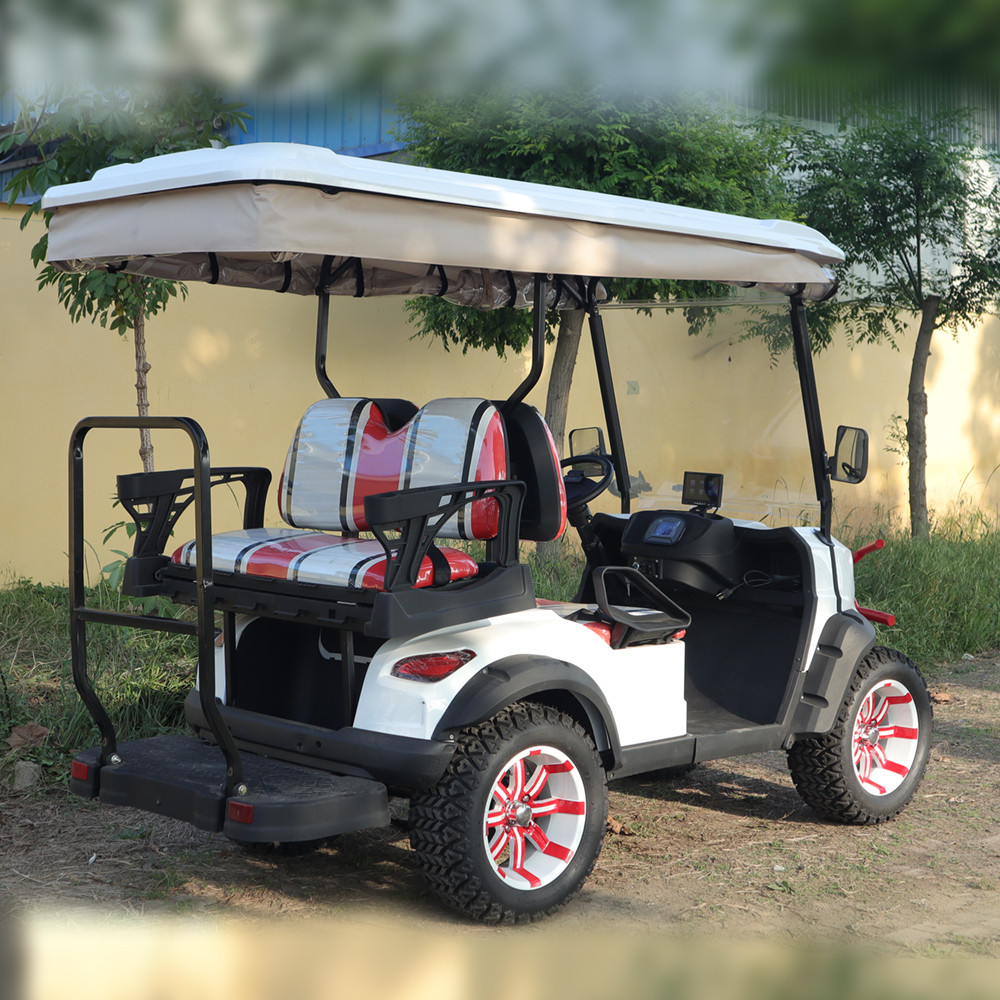 Lead-acid Battery Operated 4 Passenger Customized Off Road Electric Golf Cart