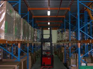 Wholesale Industrial Heavy Duty Pallet Rack Spray Painting with Mezzanine Floors Stock from china suppliers