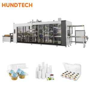 Wholesale Plastic Tray Disposable Thermoforming Machine PP Vacuum Forming Machine from china suppliers