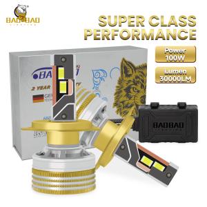 Wholesale H4 H7 H11 9005 9006 Metal White Flash Luces Light LED Headlight Auto Parts from china suppliers
