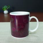 Porcelain Color Changing Cup / ceramic Temperature Color Changing Cups