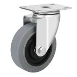 Heavy Duty Industrial Caster Wheels Swivel TPR Castor Wheel with Brake