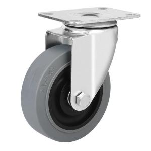 Wholesale 45kg Load Capacity Rotating Wheel Zinc Plated PU Caster for Industrial Applications from china suppliers